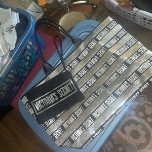 Victoria’s Secret travel bag and matching clutch